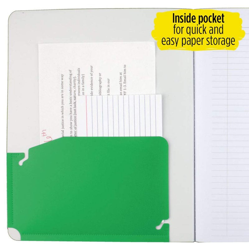 Five Star Interactive Notetaking Composition Book, 1 Subject, College Ruled Comp Notebook, 100 Sheets, 11" x 9", Color May Vary, 1 Count (09460) - Image 5